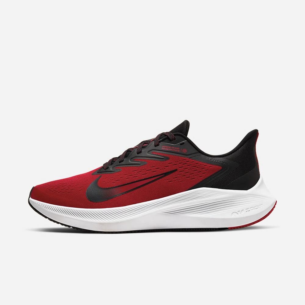 Chaussure De Running Nike Zoom Winflo 7 (Extra Wide) Rouge 9742-685 University Red/White/Black Homme | WUQ-48536056